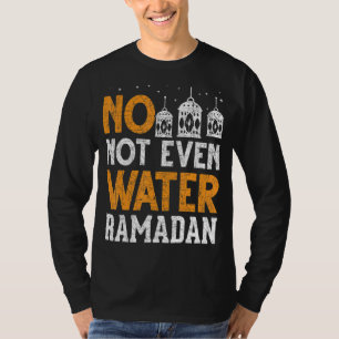 Camiseta Celebração Islâmica Muçulmana Não Nem Mesmo Ramada