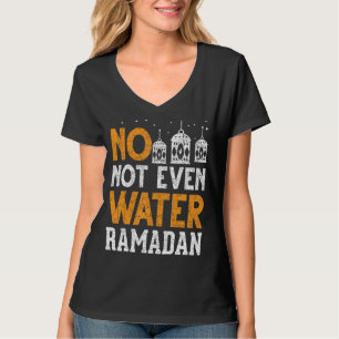 Camiseta Celebração Islâmica Muçulmana Não Nem Mesmo Ramada