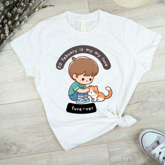 Camiseta Celebração nacional do dia de estimação 20 de feve (Criador carregado)