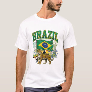 Camiseta Celebração Patriótica da Vida Selvagem da Bandeira