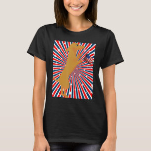 Camiseta Celebração Patriótica do Cão-de-Lixeira