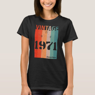 Camiseta Celebração Retroativa Feita em 1971, Edição Birthd