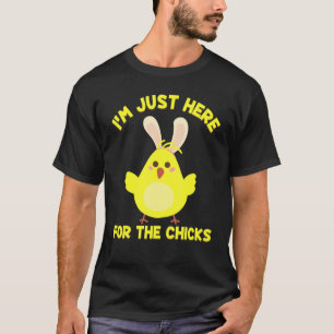 Camiseta Celebrações de Páscoa Pintinho Amarelo do felz pas