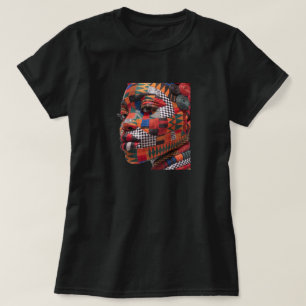 Camiseta Celebrando a Arte Colorida do Quilting