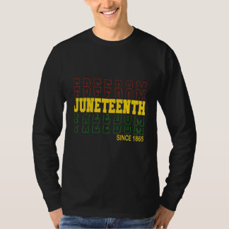 Camiseta Celebrando a Décima Negra Liberdade desde 1865