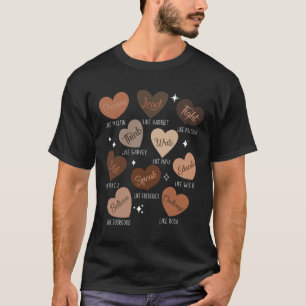 Camiseta Celebrando a História Negra Com Hea Líder Educado
