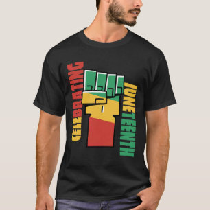 Camiseta Celebrando a Liberdade Negra 1865 Afro-Americano 3