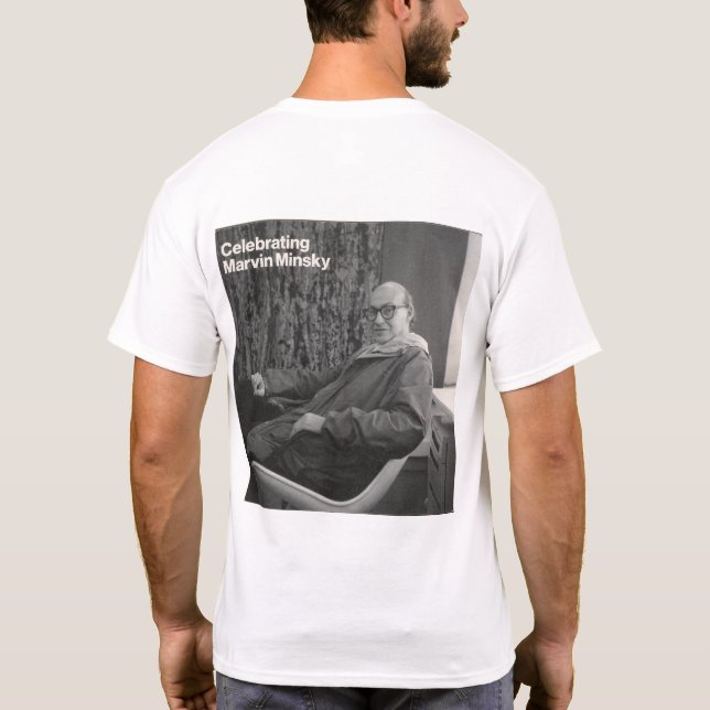 Camiseta Celebrando Marvin Minsky (Verso)