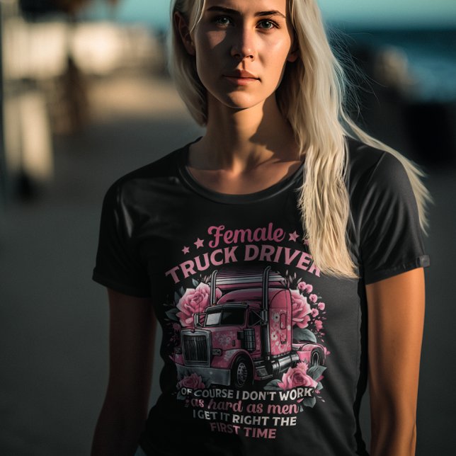 Camiseta Celebrando mulheres caminhoneiras habilitadas! (Criador carregado)