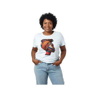 Camiseta Celebrando Mulheres Negras Coloridas