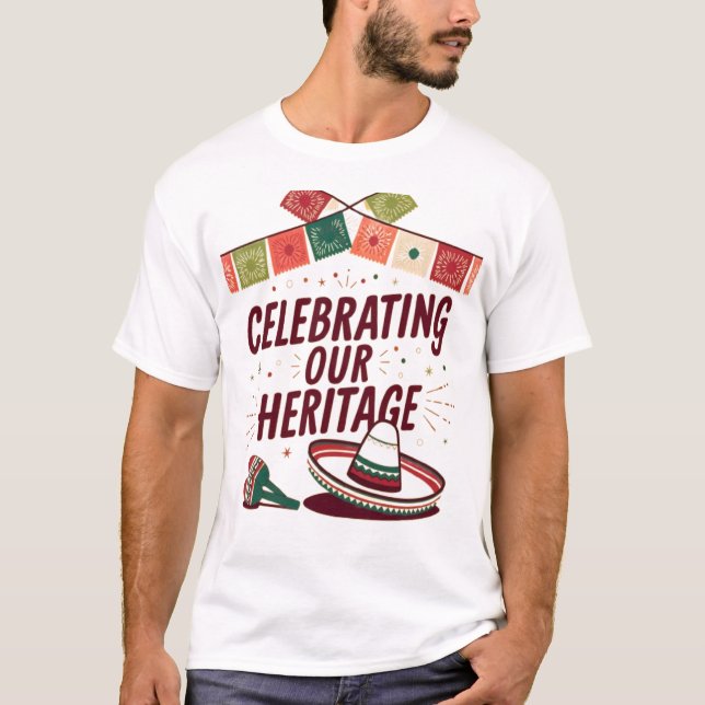 Camiseta Celebrando Nosso Patrimônio (Frente)