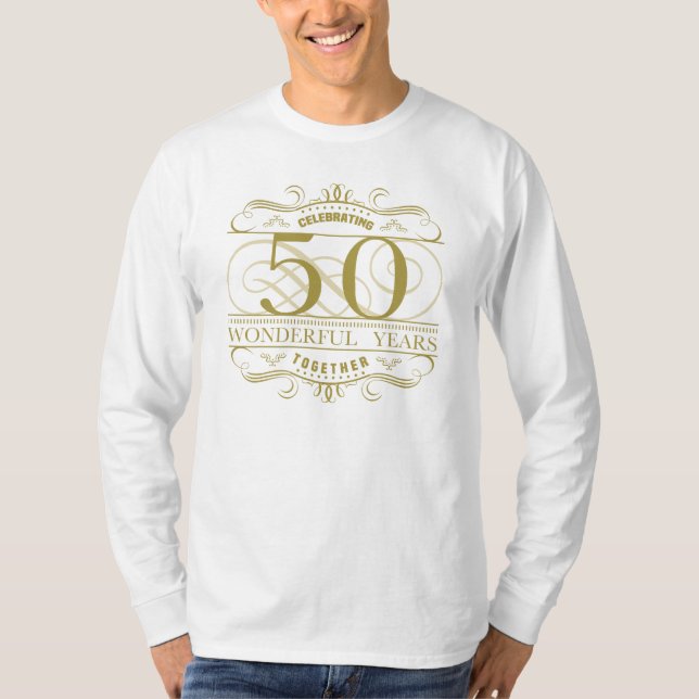 Camiseta Celebrando o 50º aniversário (Frente)