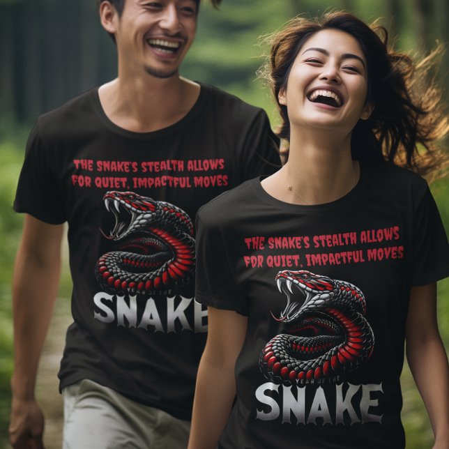 Camiseta Celebrando o ano da cobra em 2025 (Criador carregado)