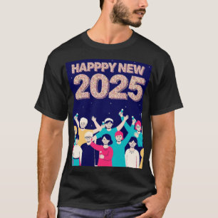 Camiseta Celebrando o Ano Novo Juntos