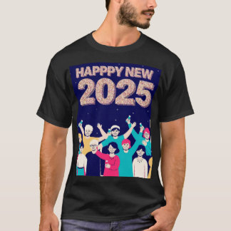 Camiseta Celebrando o Ano Novo Juntos