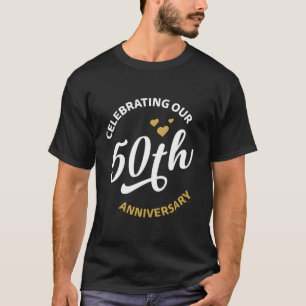 Camiseta Celebrando Os Nossos 50º Aniversário 50 Anos