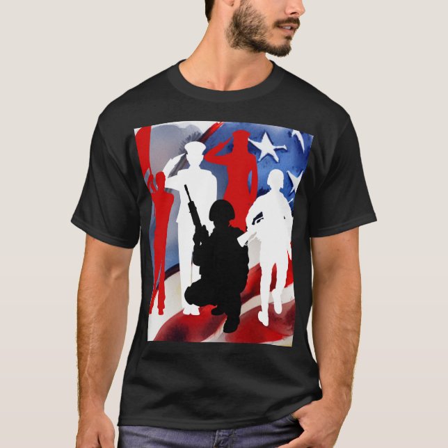 Camiseta Celebrando Veteranos (Frente)