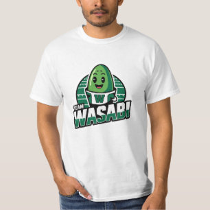 Camiseta Celebrar a cultura sushi com a arte de Wasabi