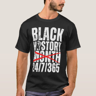 Camiseta Celebrar a História Negra Mês 247 Afro-Americano
