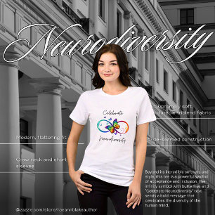 Camiseta Celebrar a Neurodiversidade Camiseta Tri-