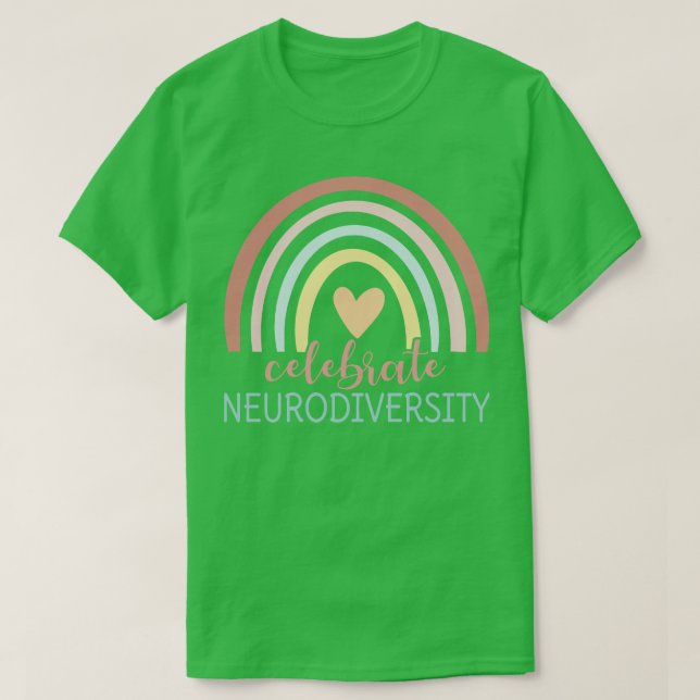Camiseta Celebrar a Neurodiversidade I (Frente do Design)