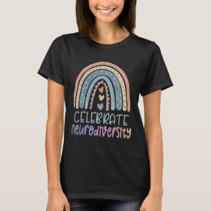 Camiseta Celebrar a Neurodiversidade Saúde Mental Autismo A