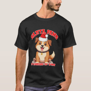 Camiseta Celebrar a temporada com o nosso bicho de estimaçã
