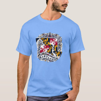 Camiseta Celebrar Design de Sinalizador Único do Estado Esp