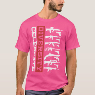 Camiseta Celebrar Diversidade Diferentes Amantes de Armas