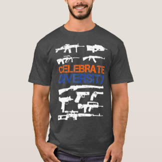 Camiseta Celebrar Diversidade Diferentes Amantes GunGun