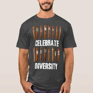 Camiseta Celebrar Diversidade Fumar Cigarros Fumar Fumar