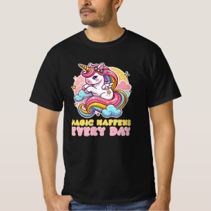 Camiseta Celebrar fantasia e maravilha com Designs mágicos