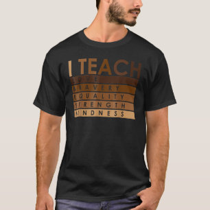 Camiseta Celebrar História Negra Mês I Ensina Histor Negra