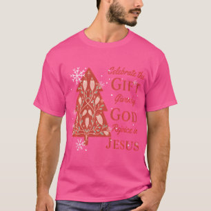 Camiseta Celebrar Jesus Nascimento Árvore de Natal Cristã