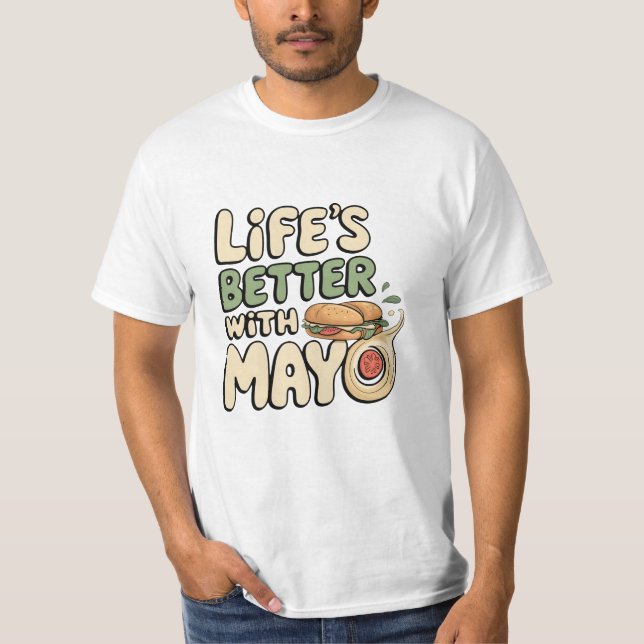 Camiseta Celebrar Mayo Love com uma Trabalho de arte Adoráv (Frente)