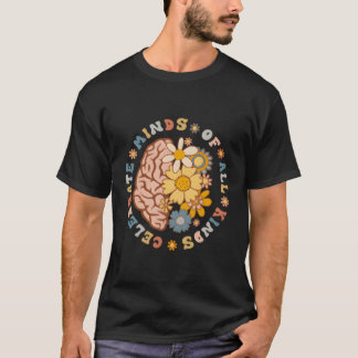 Camiseta Celebrar Mentes De Todos Os Tipos De Neurodiversid