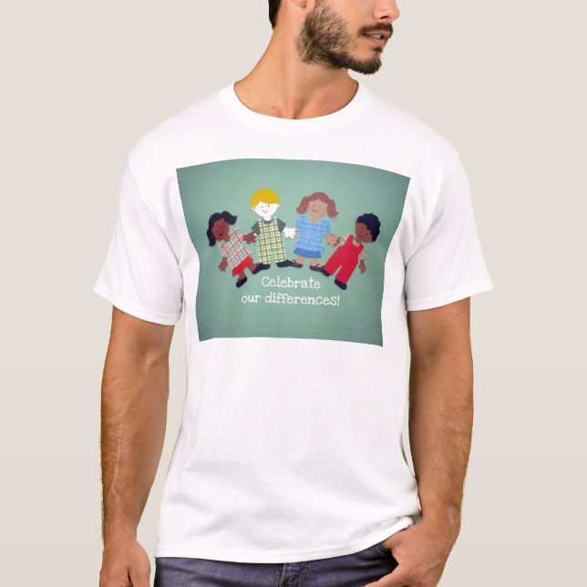 Camiseta Celebrar Nossas Diferenças! (Frente)