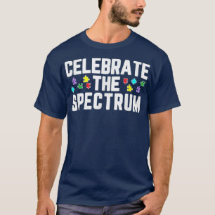 Camiseta Celebrar o Autismo de Neurodiversidade de Espectro