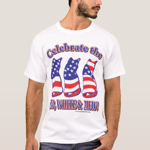 Camiseta Celebrar o Branco Vermelho e o Mastigue