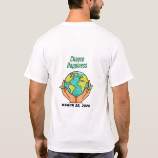 Camiseta Celebrar o Dia da Felicidade 2025, design de Camis