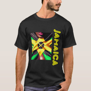 Camiseta Celebrar O Dia Da Independência Jamaicana No Estil