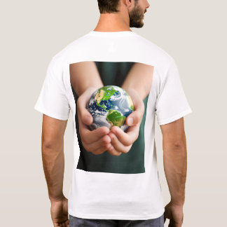 Camiseta Celebrar o Dia da Terra com T-Shirts respeitadoras