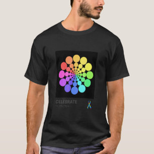 Camiseta Celebrar O Espectro Celebra A Neurodiversidade Au