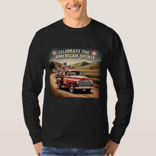 Camiseta "Celebrar o Espírito Americano" Caminhão Clássico