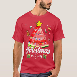 Camiseta Celebrar O Natal Em Julho Com Cristo De Melancia