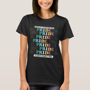 Camiseta celebrar o orgulho da deficiência - nunca deixar d