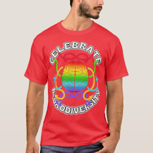 Camiseta Celebrar os déis cerebrais neurodivergentes da neu