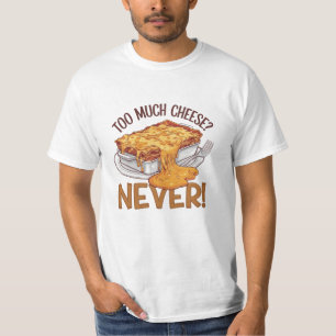 Camiseta Celebrar Pasta Amor com Arte Cheesy