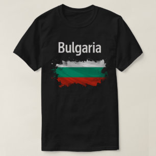 Camiseta Celebrar Patrimônio Búlgaro Bulgária Bandeira T-Sh
