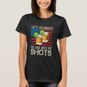 Camiseta Celebrar Que Eu Tive Meus Dois Sapatos Vacinação E